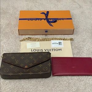 LV Felicie pochette monogram